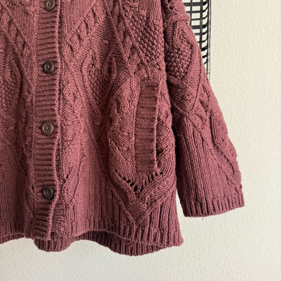 Free people Heart You Cardigan bittersweet brown - Picture 6 of 10